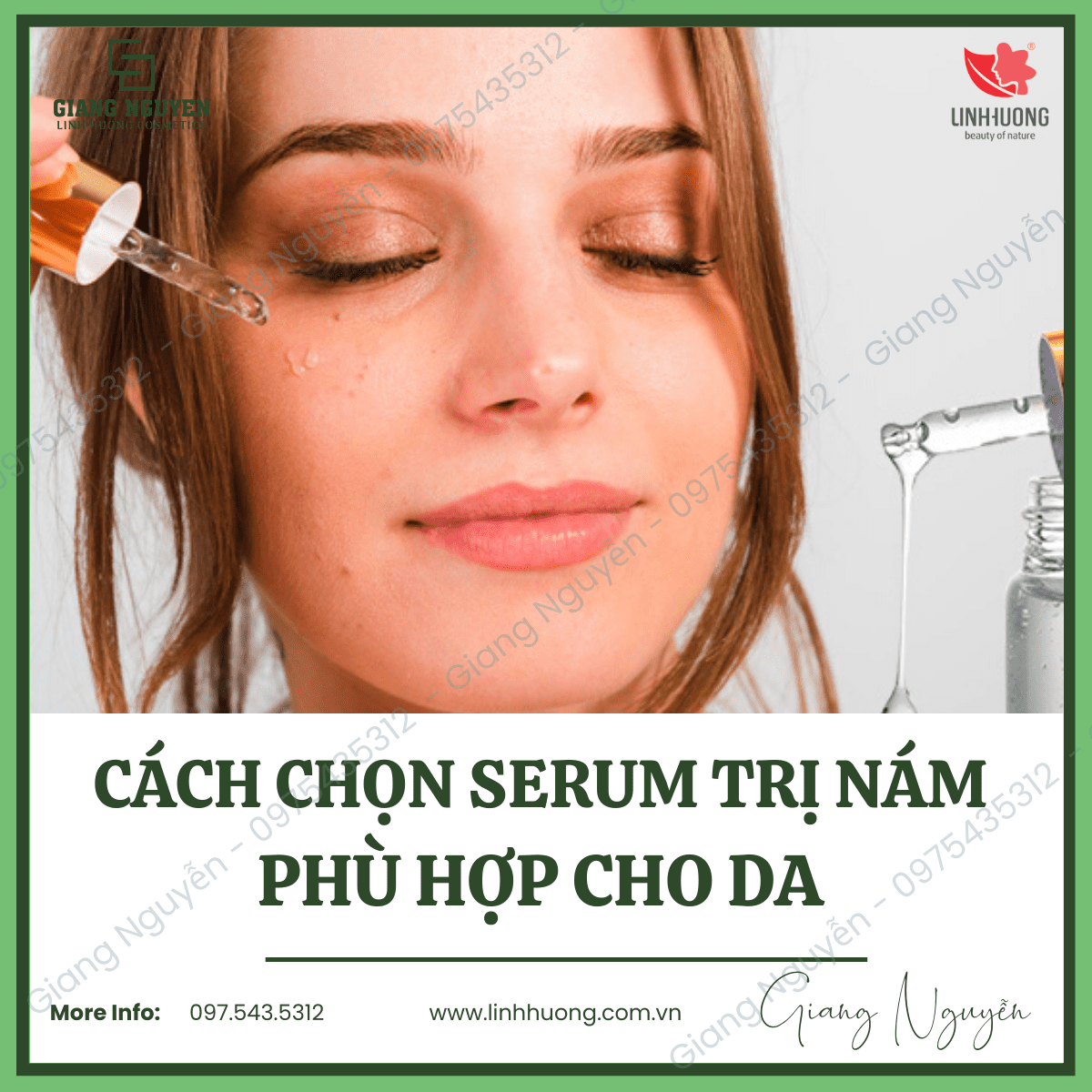 cách chọn serum trị nám phù hợp cho da