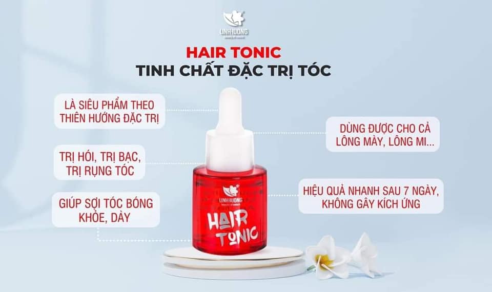 Tinh Chất Đặc trị hói đầu, bạc tóc, rụng tóc, kích thích mọc tóc, mi - Hair Tonic Linh Hương