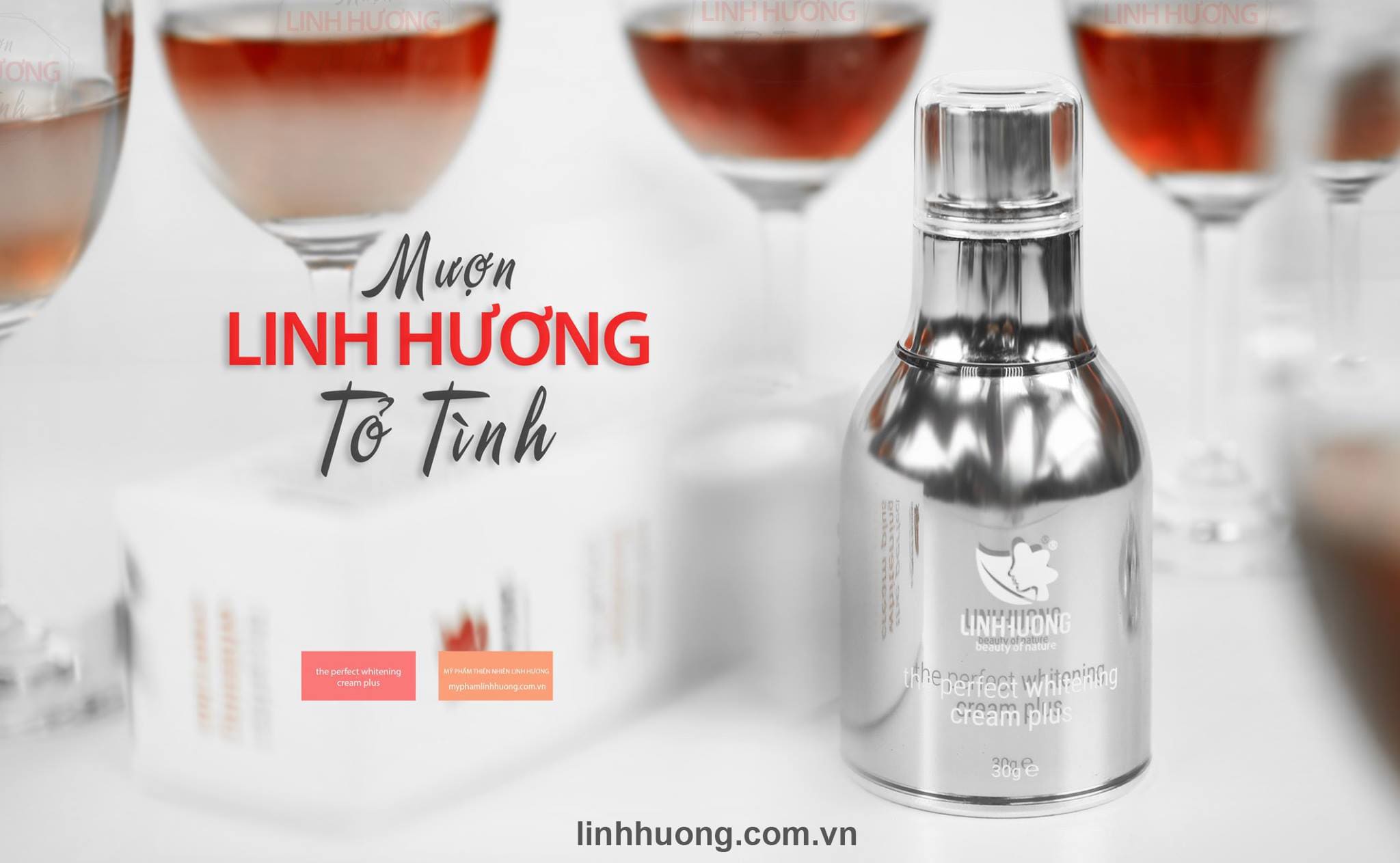 Kem sữa dưỡng Linh Hương - The Perfect Whitening Cream Plus