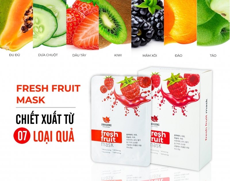 Mặt nạ hoa quả Linh Hương Fresh Fruit Mask